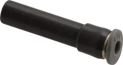 Norgren - 1/8" Tube OD, Brass Push-to-Connect Tube Straight Stem - Tube to Stem Connection, 150 Max psi, Nitrile O-Ring, 0 to 175°F Working Temp - Eagle Tool & Supply