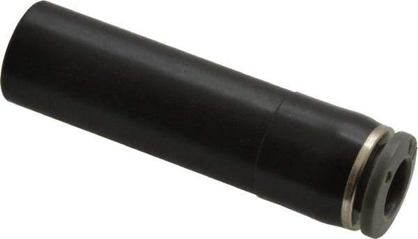 Norgren - 1/4" Tube OD, Brass Push-to-Connect Tube Straight Stem - Tube to Stem Connection, 150 Max psi, Nitrile O-Ring, 0 to 175°F Working Temp - Eagle Tool & Supply