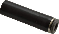 Norgren - 1/4" Tube OD, Brass Push-to-Connect Tube Straight Stem - Tube to Stem Connection, 150 Max psi, Nitrile O-Ring, 0 to 175°F Working Temp - Eagle Tool & Supply