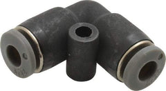 Norgren - 5/32" Tube OD, Brass Push-to-Connect Tube Union Elbow - Tube to Tube Connection, 150 Max psi, Nitrile O-Ring, 0 to 175°F Working Temp - Eagle Tool & Supply