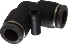Norgren - 5/16" Tube OD, Brass Push-to-Connect Tube Union Elbow - Tube to Tube Connection, 150 Max psi, Nitrile O-Ring, 0 to 175°F Working Temp - Eagle Tool & Supply