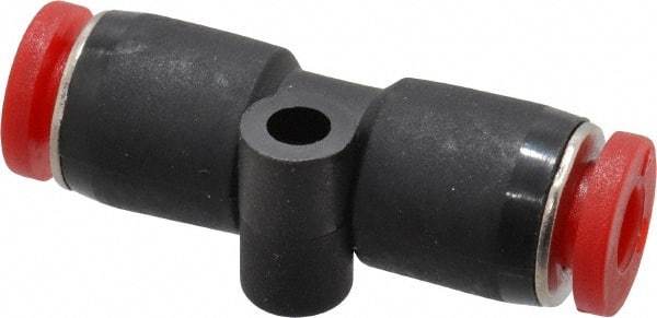 Norgren - 4mm Tube OD, Brass Push-to-Connect Tube Union - Tube to Tube Connection, 150 Max psi, Nitrile O-Ring, 0 to 175°F Working Temp - Eagle Tool & Supply