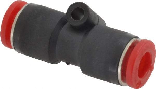 Norgren - 6mm Tube OD, Brass Push-to-Connect Tube Union - Tube to Tube Connection, 150 Max psi, Nitrile O-Ring, 0 to 175°F Working Temp - Eagle Tool & Supply