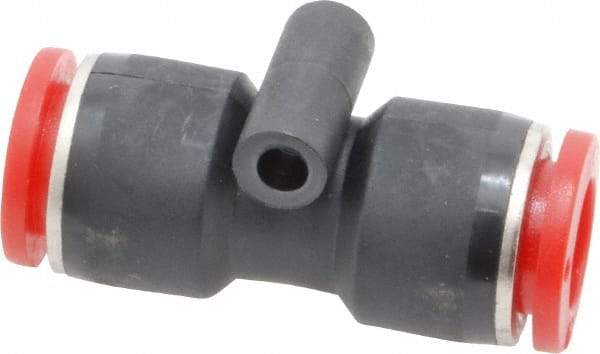 Norgren - 10mm Tube OD, Brass Push-to-Connect Tube Union - Tube to Tube Connection, 150 Max psi, Nitrile O-Ring, 0 to 175°F Working Temp - Eagle Tool & Supply