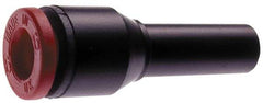 Norgren - 1/2" Tube OD, Brass Push-to-Connect Tube Straight Stem - 150 Max psi, Nitrile O-Ring, 0 to 175°F Working Temp - Eagle Tool & Supply