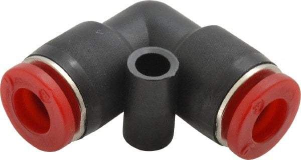 Norgren - 6mm Tube OD, Brass Push-to-Connect Tube Union Elbow - Tube to Tube Connection, 150 Max psi, Nitrile O-Ring, 0 to 175°F Working Temp - Eagle Tool & Supply