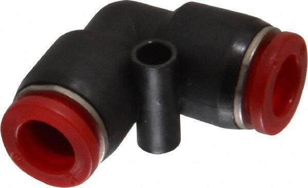 Norgren - 8mm Tube OD, Brass Push-to-Connect Tube Union Elbow - Tube to Tube Connection, 150 Max psi, Nitrile O-Ring, 0 to 175°F Working Temp - Eagle Tool & Supply