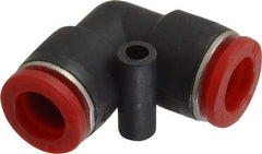 Norgren - 10mm Tube OD, Brass Push-to-Connect Tube Union Elbow - Tube to Tube Connection, 150 Max psi, Nitrile O-Ring, 0 to 175°F Working Temp - Eagle Tool & Supply