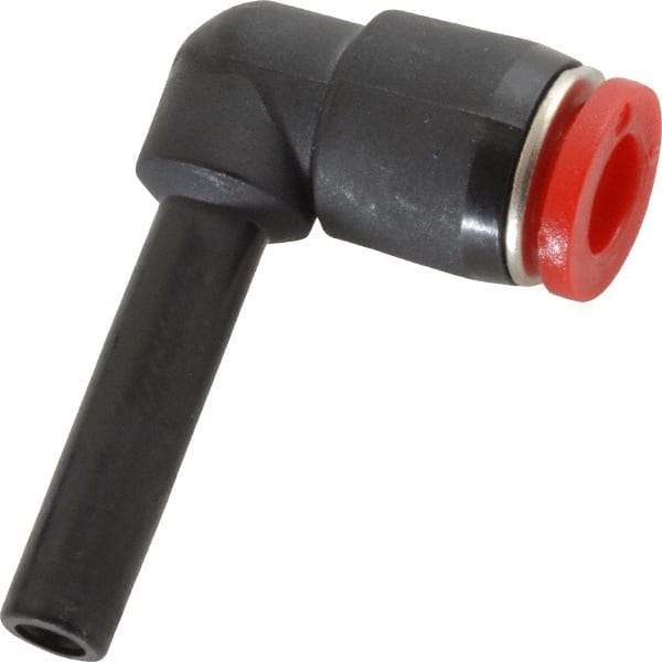 Norgren - 6mm Tube OD, Brass Push-to-Connect Tube Stem Elbow - Tube to Stem Connection, 150 Max psi, Nitrile O-Ring, 0 to 175°F Working Temp - Eagle Tool & Supply