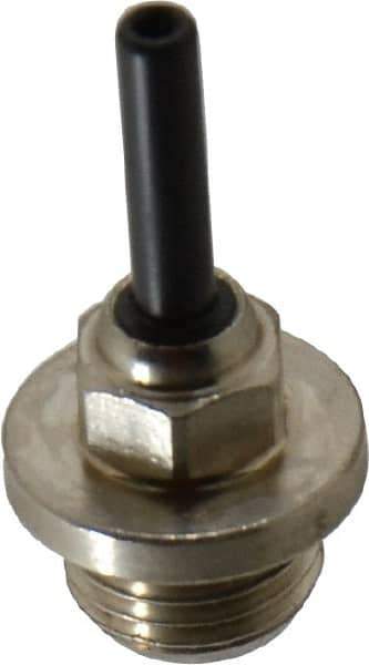 Norgren - 1/4 BSPP Brass Push-to-Connect Tube Male Stem Connector - 150 Max psi, Nitrile O-Ring, 0 to 175°F Working Temp - Eagle Tool & Supply