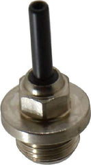 Norgren - 1/4 BSPP Brass Push-to-Connect Tube Male Stem Connector - 150 Max psi, Nitrile O-Ring, 0 to 175°F Working Temp - Eagle Tool & Supply