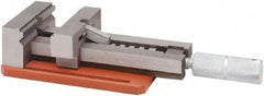 Value Collection - 4" Jaw Width, 4" Jaw Opening Capacity, 1" Jaw Height, Toolmaker's Vise - Flat Jaw, 9" OAL - Eagle Tool & Supply