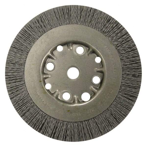 Anderson - 10" OD, 3/4" Arbor Hole, Crimped Nylon Wheel Brush - 1" Face Width - Eagle Tool & Supply