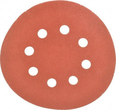 DeWALT - 5" Diam, 220 Grit, Aluminum Oxide Hook & Loop Disc - Very Fine Grade, Coated, Paper Backing, - Eagle Tool & Supply