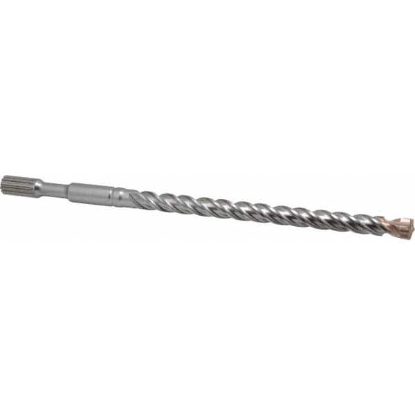 DeWALT - 3/4" Diam, Spline Shank, Carbide-Tipped Rotary & Hammer Drill Bit - Eagle Tool & Supply