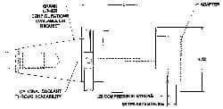 Parlec - NMTB40 Taper Shank Tension & Compression Tapping Chuck - 3/4 to 2-1/2" Tap Capacity, 5.62" Projection - Exact Industrial Supply