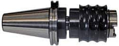 Parlec - CAT50 Taper Shank Rigid Tapping Adapter - 13/16 to 1-3/8" Tap Capacity, 6.46" Projection - Exact Industrial Supply