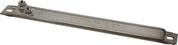 Value Collection - 14" OAL, 120 Volt, Offset Terminal, Stainless Steel High Density Strip Finned Heater - 500 Watt, 14 Watts per Sq In - Eagle Tool & Supply