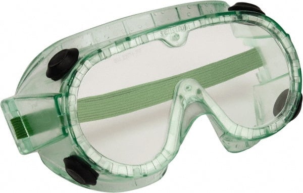 Sellstrom - Size Universal Clear Polycarbonate Anti-Fog & Scratch Resistant Safety Goggles - Eagle Tool & Supply