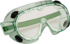 Sellstrom - Size Universal Clear Polycarbonate Anti-Fog & Scratch Resistant Safety Goggles - Eagle Tool & Supply