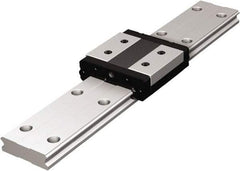 THK - 1,560mm OAL x 69mm Overall Width x 19mm Overall Height 4 Way SHW Rail - 80mm Between Holes, 7 x 11 x 9mm Hole Size - Eagle Tool & Supply