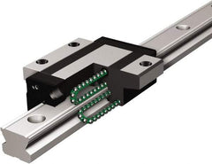 THK - 2,520mm OAL x 34mm Overall Width x 28mm Overall Height Horizontal Mount SSR Rail - 80mm Between Holes, 9 x 14 x 12mm Hole Size - Eagle Tool & Supply