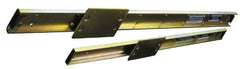 THK - 1,040mm OAL x 25mm Overall Width x 12mm Overall Height Roller Rail System - 80mm Between Holes, 4.3 x 5.3mm Hole Size - Eagle Tool & Supply