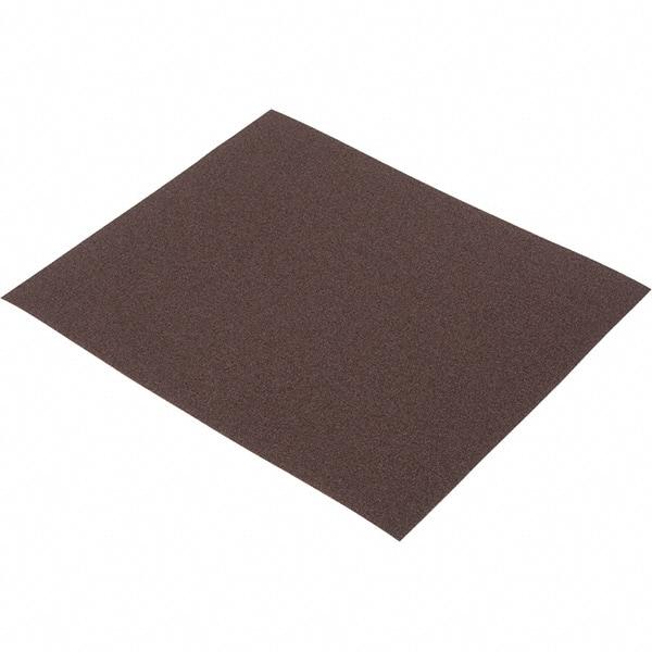 Norton - 80 Grit, Aluminum Oxide Sanding Sheet - 11" Long x 9" Wide, Medium Grade, J Weighted Cloth Backing - Eagle Tool & Supply
