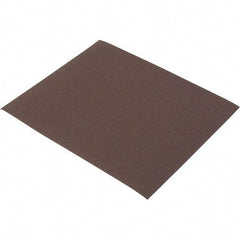 Norton - 120 Grit, Aluminum Oxide Sanding Sheet - 11" Long x 9" Wide, Fine Grade, J Weighted Cloth Backing - Eagle Tool & Supply