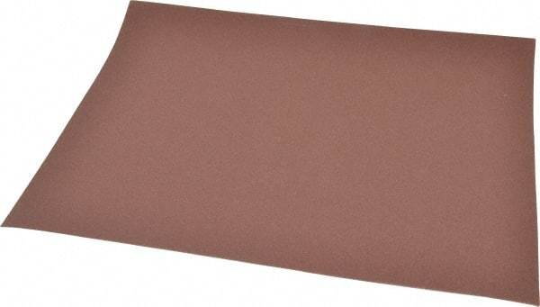 Norton - 220 Grit, Aluminum Oxide Sanding Sheet - 11" Long x 9" Wide, Very Fine Grade, J Weighted Cloth Backing - Eagle Tool & Supply