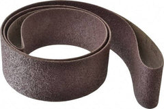 3M - 3" Wide x 120" OAL, 36 Grit, Aluminum Oxide Abrasive Belt - Aluminum Oxide, Very Coarse, Coated, X Weighted Cloth Backing, Series 341D - Eagle Tool & Supply