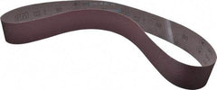3M - 3" Wide x 60" OAL, 80 Grit, Aluminum Oxide Abrasive Belt - Aluminum Oxide, Medium, Coated, X Weighted Cloth Backing, Series 341D - Eagle Tool & Supply