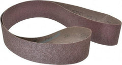 3M - 3" Wide x 72" OAL, 36 Grit, Aluminum Oxide Abrasive Belt - Aluminum Oxide, Very Coarse, Coated, X Weighted Cloth Backing, Series 341D - Eagle Tool & Supply