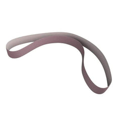 3M - 3" Wide x 79" OAL, 80 Grit, Aluminum Oxide Abrasive Belt - Aluminum Oxide, Medium, Coated, X Weighted Cloth Backing, Series 341D - Eagle Tool & Supply