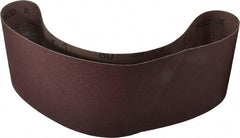 3M - 6" Wide x 48" OAL, 80 Grit, Aluminum Oxide Abrasive Belt - Aluminum Oxide, Medium, Coated, X Weighted Cloth Backing, Series 340D - Eagle Tool & Supply