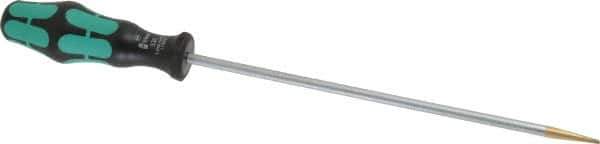 Wera - 298mm OAL Standard Slotted Screwdriver - Round Shank, Ergonomic Handle - Eagle Tool & Supply