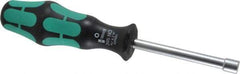 Wera - 3/16" Hollow Shaft Nutdriver - Ergonomic Handle, 6-1/4" OAL - Eagle Tool & Supply