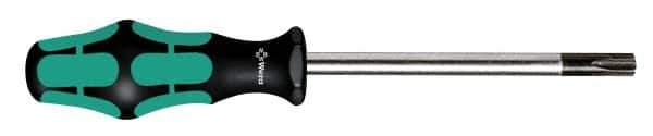 Wera - T40 Torx Driver - 5" Blade Length, 9-5/8" OAL, Ergonomic Handle - Eagle Tool & Supply