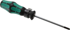 Wera - T20 Torx Driver - 4" Blade Length, 7-7/8" OAL, Ergonomic Handle - Eagle Tool & Supply