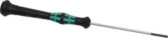 Wera - Electronic/Electrostatic Slotted Screwdriver - 80mm Blade Length, Round Shank, Ergonomic Handle - Eagle Tool & Supply