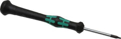 Wera - T6 Torx Driver - 1-9/16" Blade Length, 3-7/8" OAL, Micro Handle - Eagle Tool & Supply