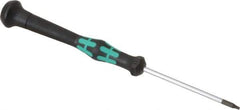Wera - T7 Torx Driver - 2-3/8" Blade Length, 6-3/16" OAL, Micro Handle - Eagle Tool & Supply