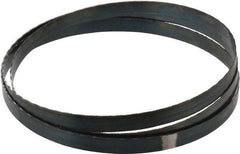 Starrett - 24 TPI, 5' Long x 1/2" Wide x 0.025" Thick, Welded Band Saw Blade - Carbon Steel, Toothed Edge, Raker Tooth Set, Flexible Back, Contour Cutting - Eagle Tool & Supply