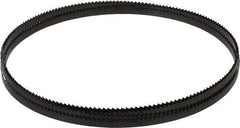 Starrett - 6 TPI, 12' 6" Long x 3/8" Wide x 0.025" Thick, Welded Band Saw Blade - Carbon Steel, Toothed Edge, Raker Tooth Set, Flexible Back, Contour Cutting - Eagle Tool & Supply