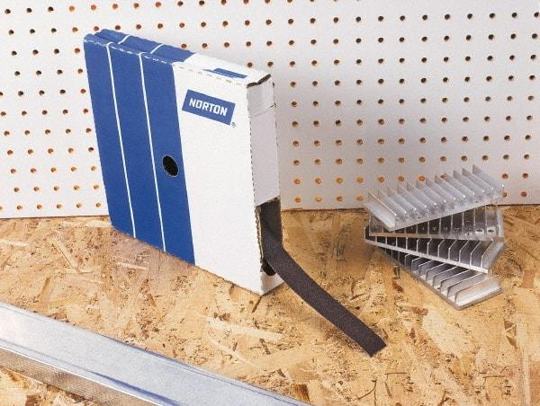 Norton - 50 Yards x 2" 3 Piece Roll Kit - 80, 120, 240 Grit, & Medium, Fine Grades - Eagle Tool & Supply