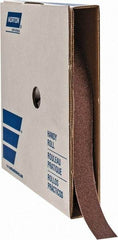 Norton - 1" x 50 Yd 80 Grit Aluminum Oxide Cloth Roll - Medium Grade, J Weighted Backing - Eagle Tool & Supply