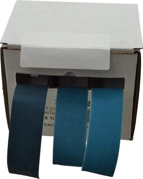 Value Collection - 10 Yards x 1-1/2" 3 Piece Roll Kit - 180, 240 & 320 Grit, & Extra Fine & Very Fine Grades - Eagle Tool & Supply