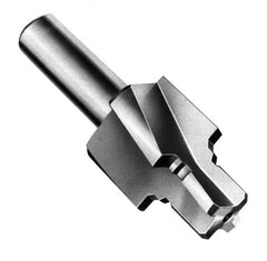 Made in USA - 3/8-24" Port, 0.805" Spotface Diam, 3/16" Tube Outside Diam, Reamer Pilot, Straight Shank, High Speed Steel Porting Tool - Eagle Tool & Supply