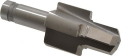 Made in USA - 1-1/16 - 12" Port, 1.665" Spotface Diam, 3/4" Tube Outside Diam, Reamer Pilot, Straight Shank, High Speed Steel Porting Tool - Eagle Tool & Supply
