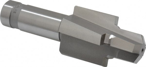 Made in USA - 7/8-14" Port, 1.364" Spotface Diam, 5/8" Tube Outside Diam, Reamer Pilot, Straight Shank, High Speed Steel Porting Tool - Eagle Tool & Supply